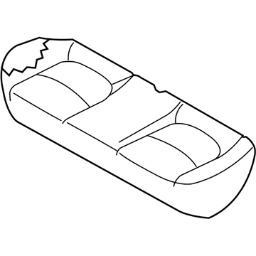 Kia 891002K520AHD Cushion Assembly-Rear Seat