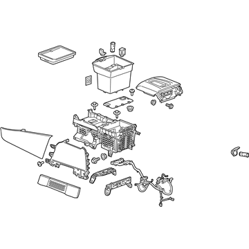 GM 23268288 Console Assembly