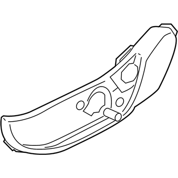 Hyundai 88051-S2000-NNB Shield Cover-FR Seat OTR, LH