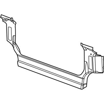 GM 10381649 Panel-Floor Kick Up