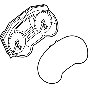 Nissan 24810-9PM0A Speedometer Instrument Cluster