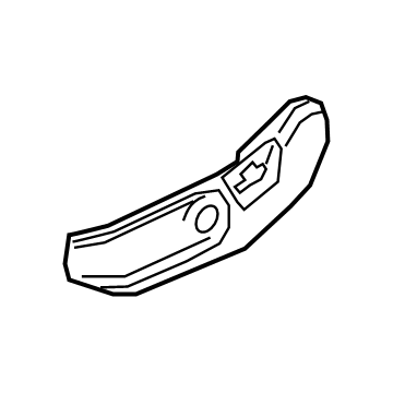 Hyundai 88191-J9010-NNB Shield Cover-FR Seat OTR, LH