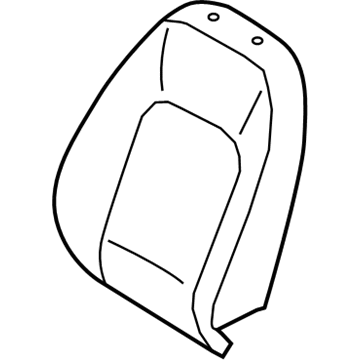 Hyundai 88350-K2100 Pad Assembly-Front Seat Back, LH