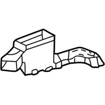 GM 15762756 Lower Air Duct