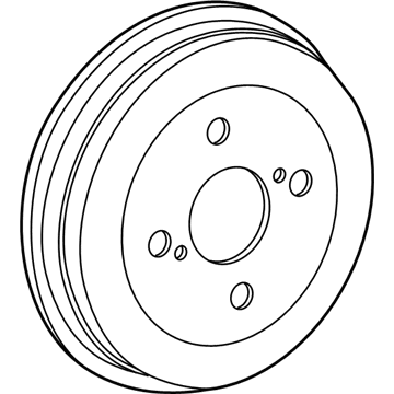 Toyota 42431-74010 Brake Drum