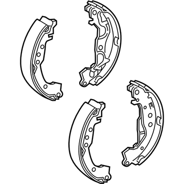 Toyota 04495-74030 Brake Shoes