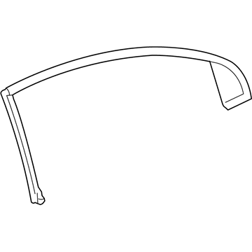 GM 20787837 Molding Asm-Rear Side Door Window Upper Reveal