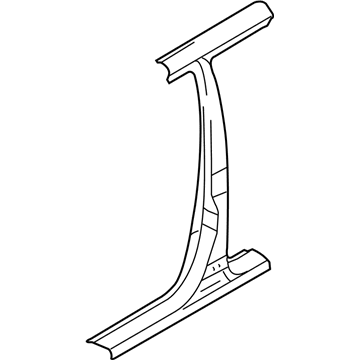 Hyundai 71401-2EB00 Pillar Assembly-Center Outer, LH