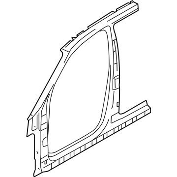 Hyundai 71202-2E001 Pillar Assembly-Front Inner, RH