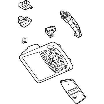 Infiniti 26430-1A63A Lamp Assembly Map