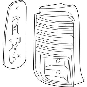 Toyota 81551-12B90 Tail Lamp Assembly