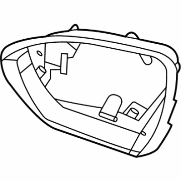 Hyundai 87615-CW000 HOUSING COVER-O/S RR VIEW MRR