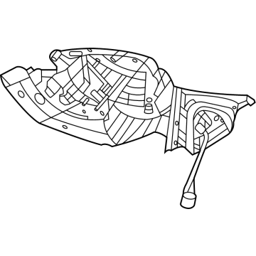 Hyundai 87628-CW000 BASE ASSY-O/S MIRROR, RH