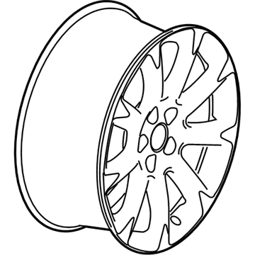 GM 13258241 Wheel, Alloy