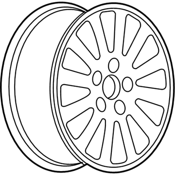 GM 9598631 Wheel, Alloy