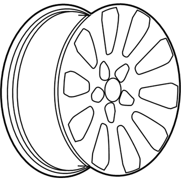 GM 13351762 Wheel, Alloy