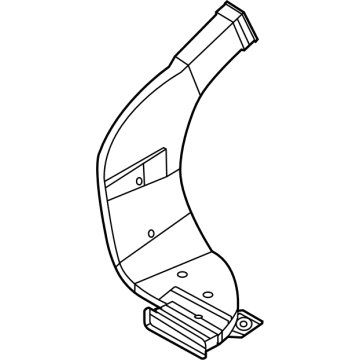 Kia 97370Q5000 Duct-Rear Heating, RH