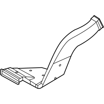 Kia 97360Q5000 Duct-Rear Heating, LH