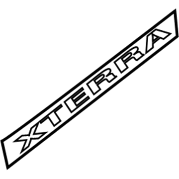 Nissan 73160-EA00A Decal Side Rail