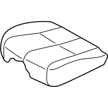 Kia 89160A9010DL1 2Nd Seat Cushion Covering Assembly, Left