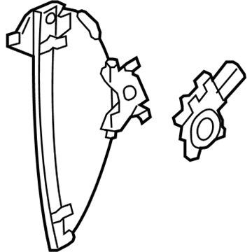 GM 23196512 Window Regulator