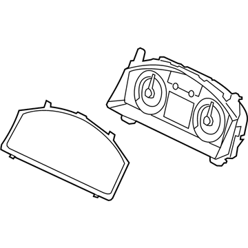 Ford BE6Z-10849-CA Cluster Assembly