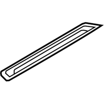 Kia 858833W000GAH Trim-Front Step Plate, R