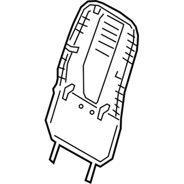 Hyundai 88491-F2000-TRY Map Board Assembly-Front Seat Back, R