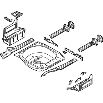 BMW 41-11-7-129-449 Trunk Floor