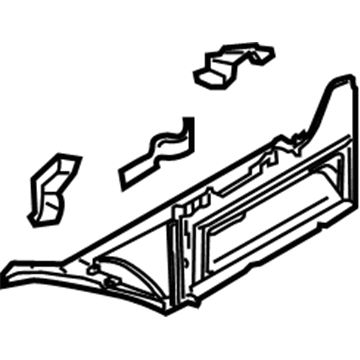 BMW 41-14-7-129-491 Trunk Floor Left