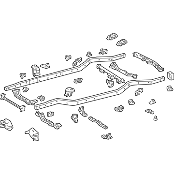 Toyota 51001-35A00 Frame Assembly