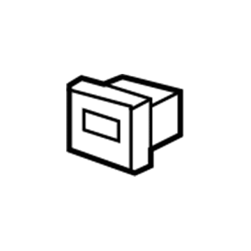 Mopar 6507009AA Nut-Plastic Snap-In