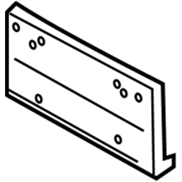 BMW 51-11-8-035-793 Licence Plate Base