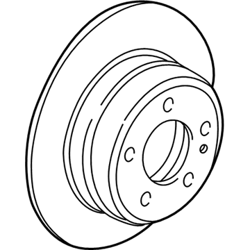 BMW 34-21-3-332-217 Brake Disc, Ventilated