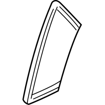 Nissan 82272-8J000 Weatherstrip-Rear Corner, RH