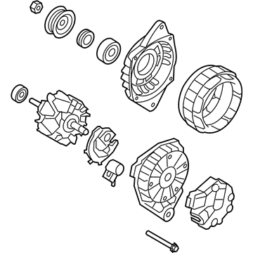 Kia 373002E300RU Reman Alternator