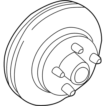 GM 19202728 Front Brake Rotor Assembly