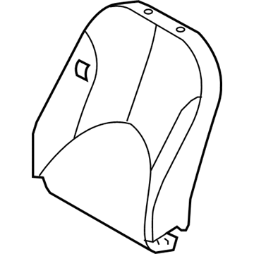 Hyundai 88460-1R370-N2A Front Passenger Side Seat Back Covering