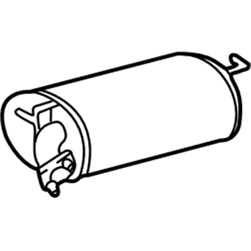 Toyota 17430-28240 Muffler W/Tailpipe