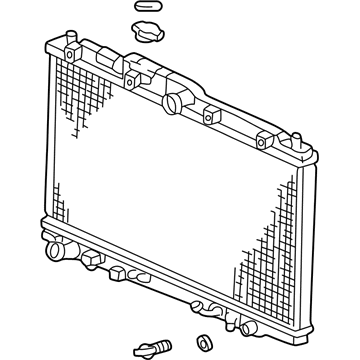 Honda 19010-P8C-A51 Radiator (Denso)