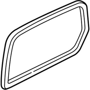 Honda 73581-S0X-A01ZB Seal, L. Quarter *NH284L* (LIGHT QUARTZ GRAY)