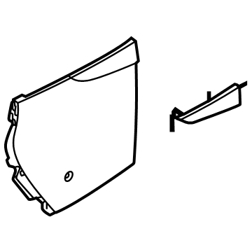 Hyundai 84681-L1000-NNB COVER ASSY-RR FLOOR CONSOL SID