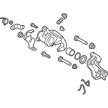 Kia 58311G2A30 Caliper Kit-Rear Brake