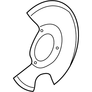 GM 15831424 Shield-Front Brake