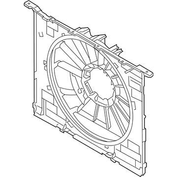 BMW 17-42-8-472-324 FAN SHROUD