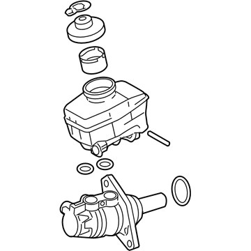 Lexus 47028-53020 Cylinder Sub-Assy, Brake Master W/Plate