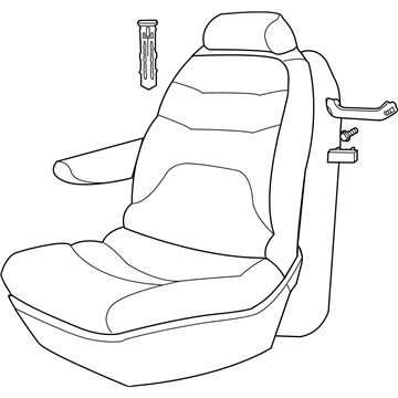 Mopar 1AN391D5AB Front Seat Cushion
