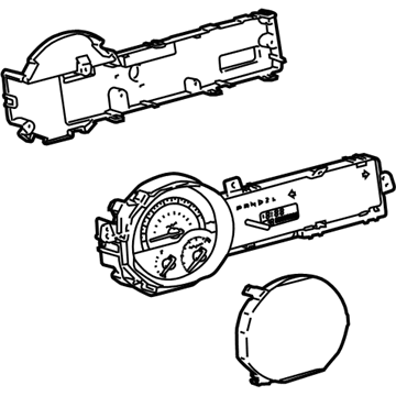 Toyota 83800-5C751 Cluster Assembly