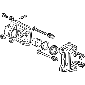 Honda 45018-S2A-003RM Caliper Sub-Assembly, Right Front (Reman)