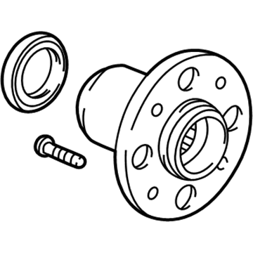 Honda 42200-S5A-008 Bearing Assembly, Rear Hub Unit